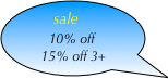 sale
10% off
15% off 3+