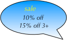 sale
10% off
15% off 3+