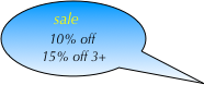 sale
10% off
15% off 3+